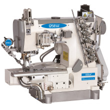 QS-600-35ZD-UT cylinder bed direct drive high speed left cutter with auto trimmer interlock industrial sewing machine